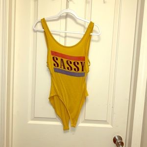 Tank top, body suit